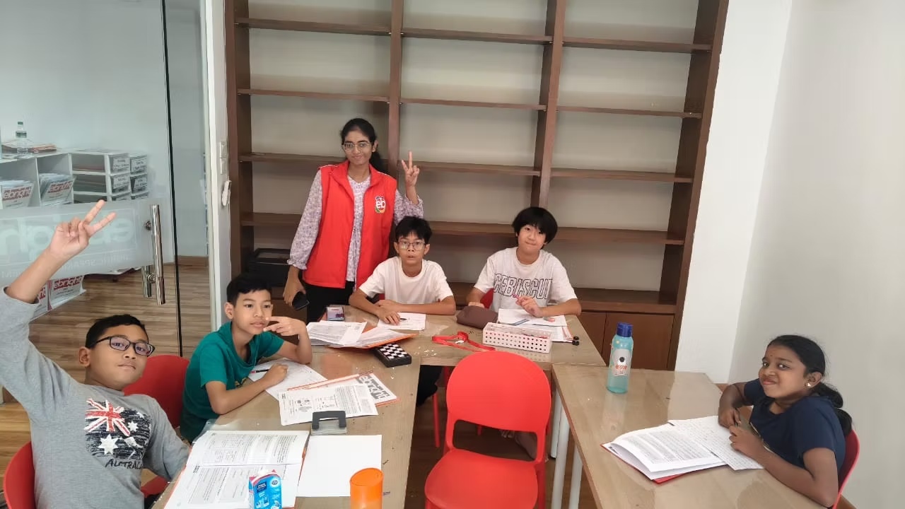 Students smiling together after class activities