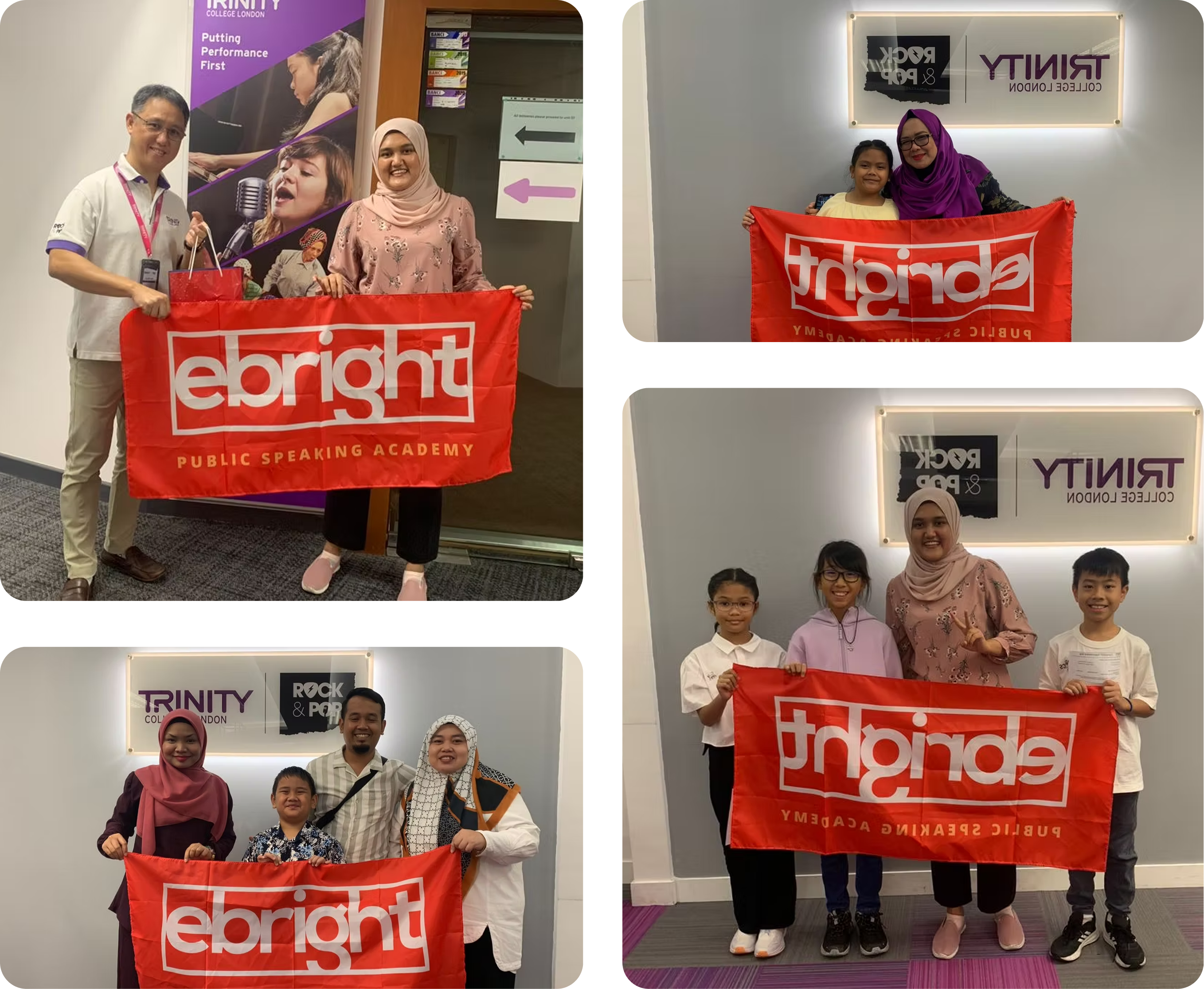 Students participating in Trinity College London programme activities